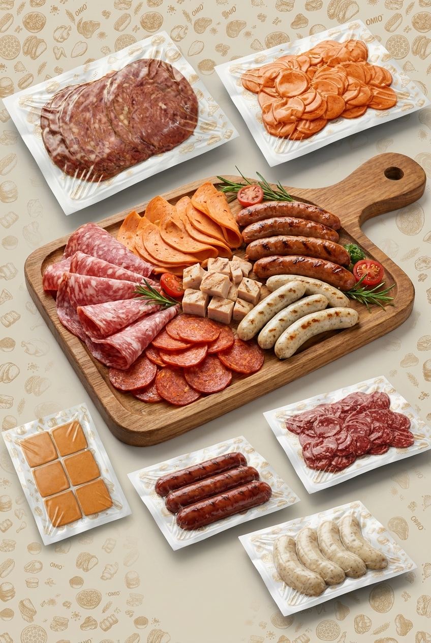 OMIO — Display produk daging premium beef dan chicken series